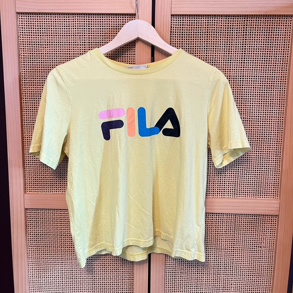 Fila Women’s S Yellow T-Shirt
